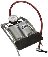 Voetpomp met dubbele cilinder en manometer Velleman - Velleman - thumbnail
