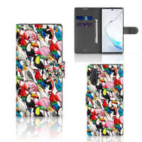 Samsung Galaxy Note 10 Telefoonhoesje met Pasjes Birds - thumbnail