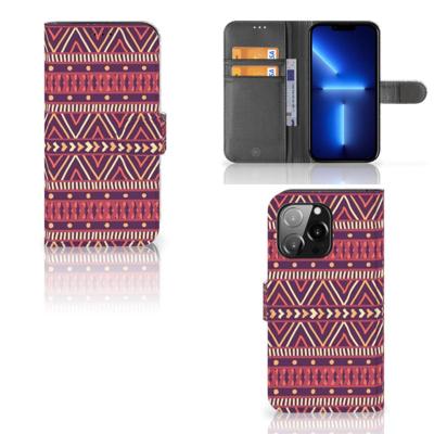 iPhone 13 Pro | Telefoon Hoesje | Aztec Paars iPhone 13 Pro | Telefoon Hoesje | Aztec Paars