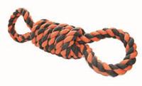Happy Pet nuts for knots extreme spoel 8 vorm tugger grijs / oranje - thumbnail