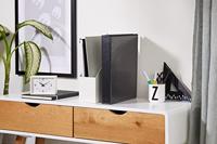 Esselte personaliseerbare ringmap, rug van 5,1 cm, 4 D-ringen van 30 mm, zwart - thumbnail