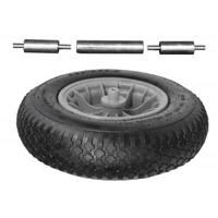 Kruiwagen ombouwset voor montage van twee wielen - thumbnail