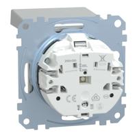 Merten MEG2310-0460 Wandcontactdoos System M Aluminium 1 stuk(s) - thumbnail