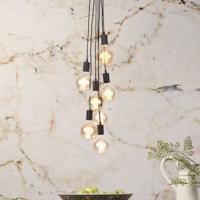 its about RoMi Hanglamp 'Oslo' 7-lamps, kleur Zwart - thumbnail