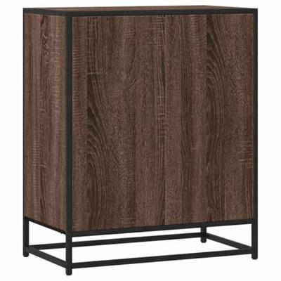 Dressoir 62x35x76 cm bewerkt hout bruin eikenkleur