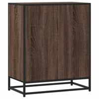 Dressoir 62x35x76 cm bewerkt hout bruin eikenkleur - thumbnail