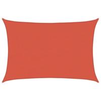 VidaXL Zonnezeil 160 g/m² 5x7 m hdpe terracottakleurig - thumbnail