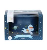 Nachtlampje voor jongens met sterrenprojector ESPACE A Little Lovely Company nachtblauw - thumbnail