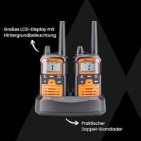 Midland Midland XT70 Pro Kofferset, PMR+LPD, Orange C1465.01 PMR-portofoon - thumbnail