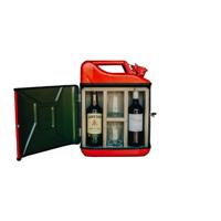 Jerrycan His & Hers Bar - Rood - Uniek geschenkidee - Praktisch en Stijlvol - Ideaal als cadeau&apos; - thumbnail