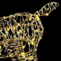 3D Rendier Warmwit 128 cm PET - thumbnail
