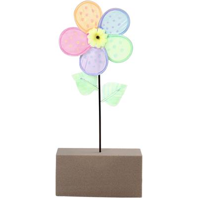 Creativ Company Bloemen windmolen, d 20 cm, 1 stuk - thumbnail