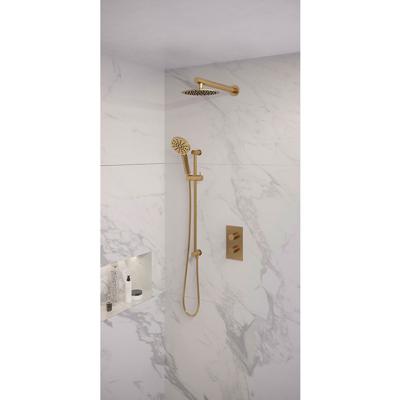 Regendoucheset Inbouw Brauer Gold Edition Thermostatisch 20 cm met 3-Weg Omstelling, Wandarm, Glijstang en Handdouche 3-Standen Geborsteld Goud Brauer Regendoucheset Inbouw Brauer Gold Edition Thermostatisch 20 cm met 3-Weg Omstelling, Wandarm, Glijstang en Handdouche 3-Standen Geborsteld Goud Brauer