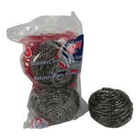 Multy pannenspons rvs 2 stuks - thumbnail