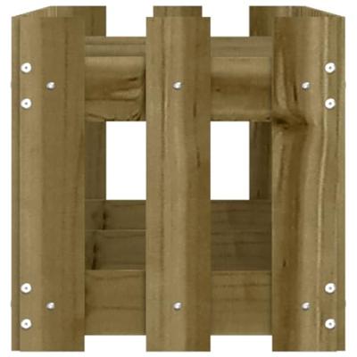 Plantenbak verhoogd hekontwerp 150x30x30 cm gempregneerd hout Plantenbak verhoogd hekontwerp 150x30x30 cm gempregneerd hout