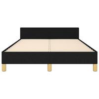 Bedframe zonder matras 120x190 cm stof zwart - thumbnail