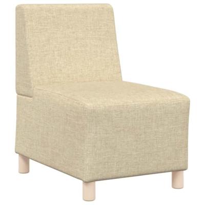 Fauteuil 55 cm stof crmekleurig
