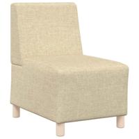 Fauteuil 55 cm stof crmekleurig - thumbnail