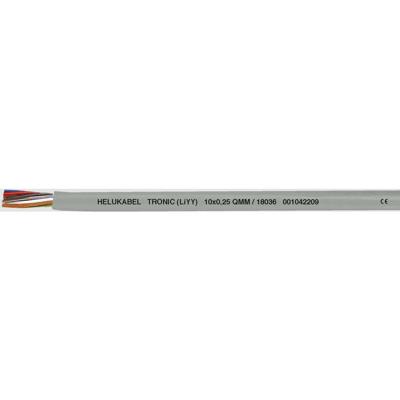 HELU 18005-500 Datakabel LiYY 6 x 0.14 mm² Grijs 500 m
