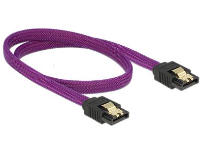 Delock HDD Aansluitkabel 0.5 m Violet