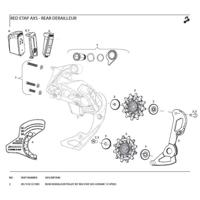 Sram derailleurwielen set pulley set cerami read etap axs - thumbnail
