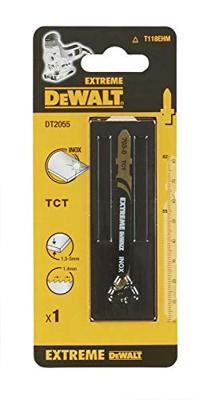 DeWalt Accessoires Decoupeerzaagblad HM voor RVS (inox), plaatstaal 2-5mm, 76x50x1,4mm, (T118EHM) - DT2055-QZ