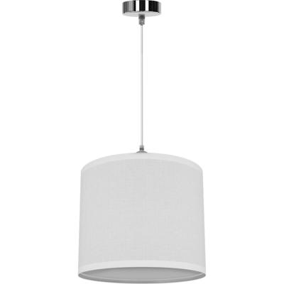 LED Hanglamp Rond - E27 Fitting - Mat Wit Kunststof - Moderne Hangverlichting