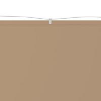 VidaXL Luifel verticaal 140x600 cm oxford stof taupe - thumbnail
