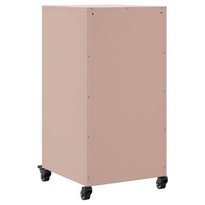 Dressoir 36x39x72 cm koudgewalst staal roze