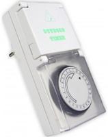 Calex waterdichte wandcontactdoos met timer - thumbnail