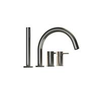 Hotbath Archie Badrandcombinatie Mengkraan Met Uitloop 2-weg Omstel RVS 316 AR073IX - thumbnail