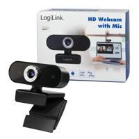 LogiLink UA0368 HD-webcam Klemhouder, Microfoon - thumbnail