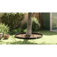 VidaXL Worteldoek zwart 0,7 x 3 m polyetheen - thumbnail