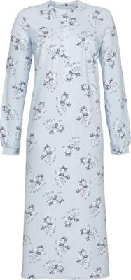 Warm katoenen nachthemd blauw