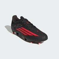 adidas F50 League IJzeren-Nop Voetbalschoenen (SG) Zwart Rood Donkergrijs - thumbnail