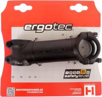 Ergotec Voorbouw shark 31.8mm 110mm zwart - thumbnail