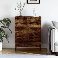 Dressoir 69,5x34x90 cm bewerkt hout gerookt eikenkleurig - thumbnail