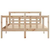 Bedframe zonder matras massief grenenhout 120x190 cm - thumbnail