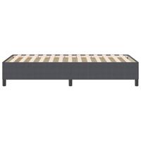 Bedframe Donkergrijs 100 x 200 cm Katoenen stof - thumbnail