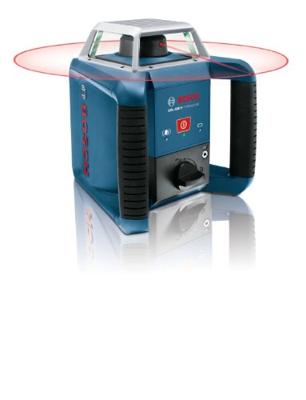 Bosch Professional GRL 400 H Rotatielaser rood + BT 170 HD statief + GR 240 meetlat + LR 1 laserontvanger in koffer - 061599403U Bosch Professional GRL 400 H Rotatielaser rood + BT 170 HD statief + GR 240 meetlat + LR 1 laserontvanger in koffer - 061599403U