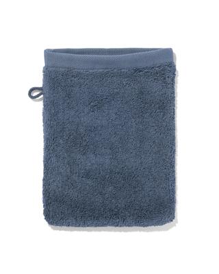 HEMA Washand hotelkwaliteit extra zacht middenblauw (middenblauw)