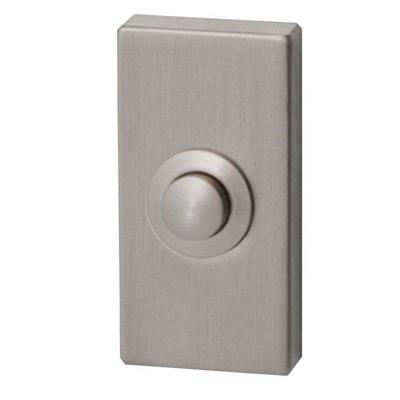 Hardbrass Beldrukker PBA rechthoek - RVS Hardbrass Beldrukker PBA rechthoek - RVS