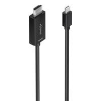 CABLE CONVERSOR AISENS MINI DP-M A HDMI-M 4K@60HZ NEGRO 1.0M - thumbnail