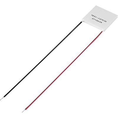 TRU COMPONENTS TES1-127030 Peltier-element 15.4 V/DC 3 A 25.7 W (l x b x h) 30 x 30 x 3.6 mm TRU COMPONENTS TES1-127030 Peltier-element 15.4 V/DC 3 A 25.7 W (l x b x h) 30 x 30 x 3.6 mm