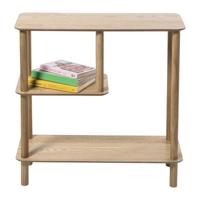 Vakkenkast Scandi laag - naturel - 75x75x30 cm - thumbnail