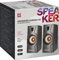 DEFENDER AURORA S8 LUIDSPREKERS 2.0 8W USB - thumbnail