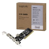 LogiLink 4+1-port USB 2.0 PCI Card - thumbnail