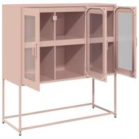 Dressoir 100,5x39x107 cm koudgewalst staal roze - thumbnail