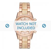 Horlogeband Michael Kors MK6493 Staal Rosé 18mm - thumbnail