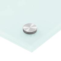 VidaXL Spatschermen keuken 2 st 80x60 cm gehard glas wit - thumbnail
